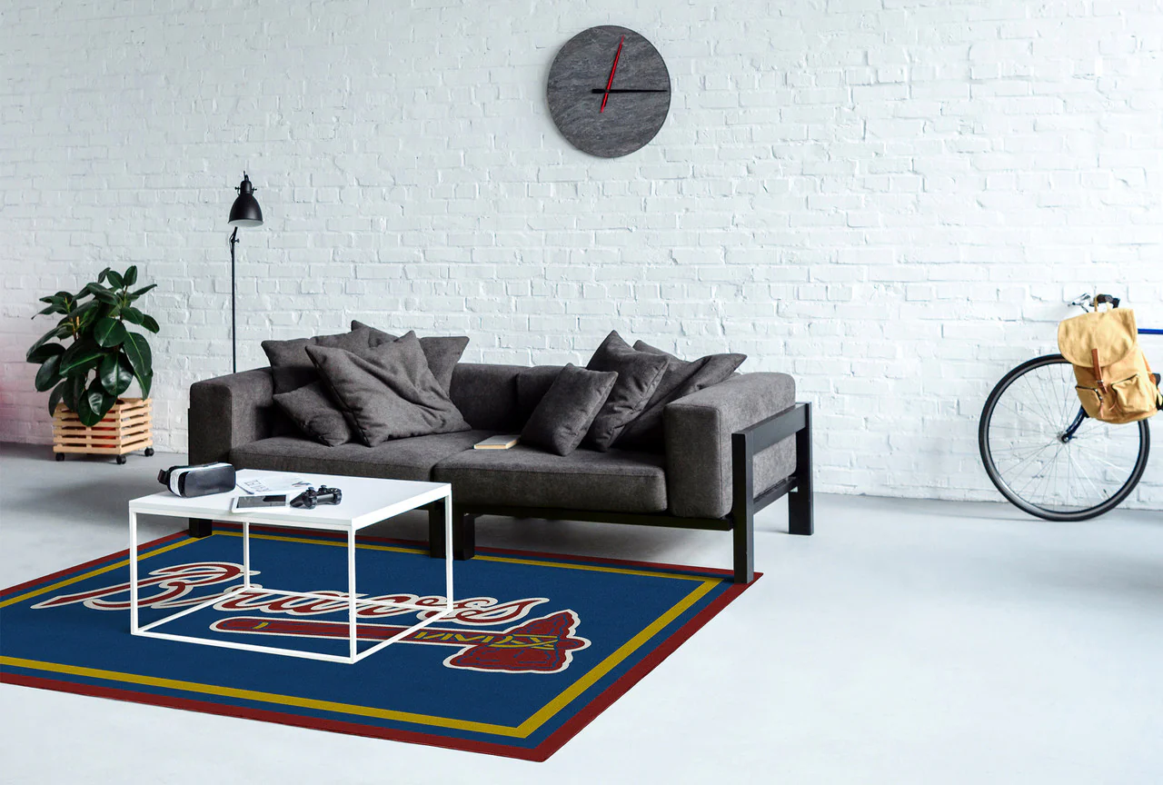 Atlanta Braves Rug Team Spirit - Image 4