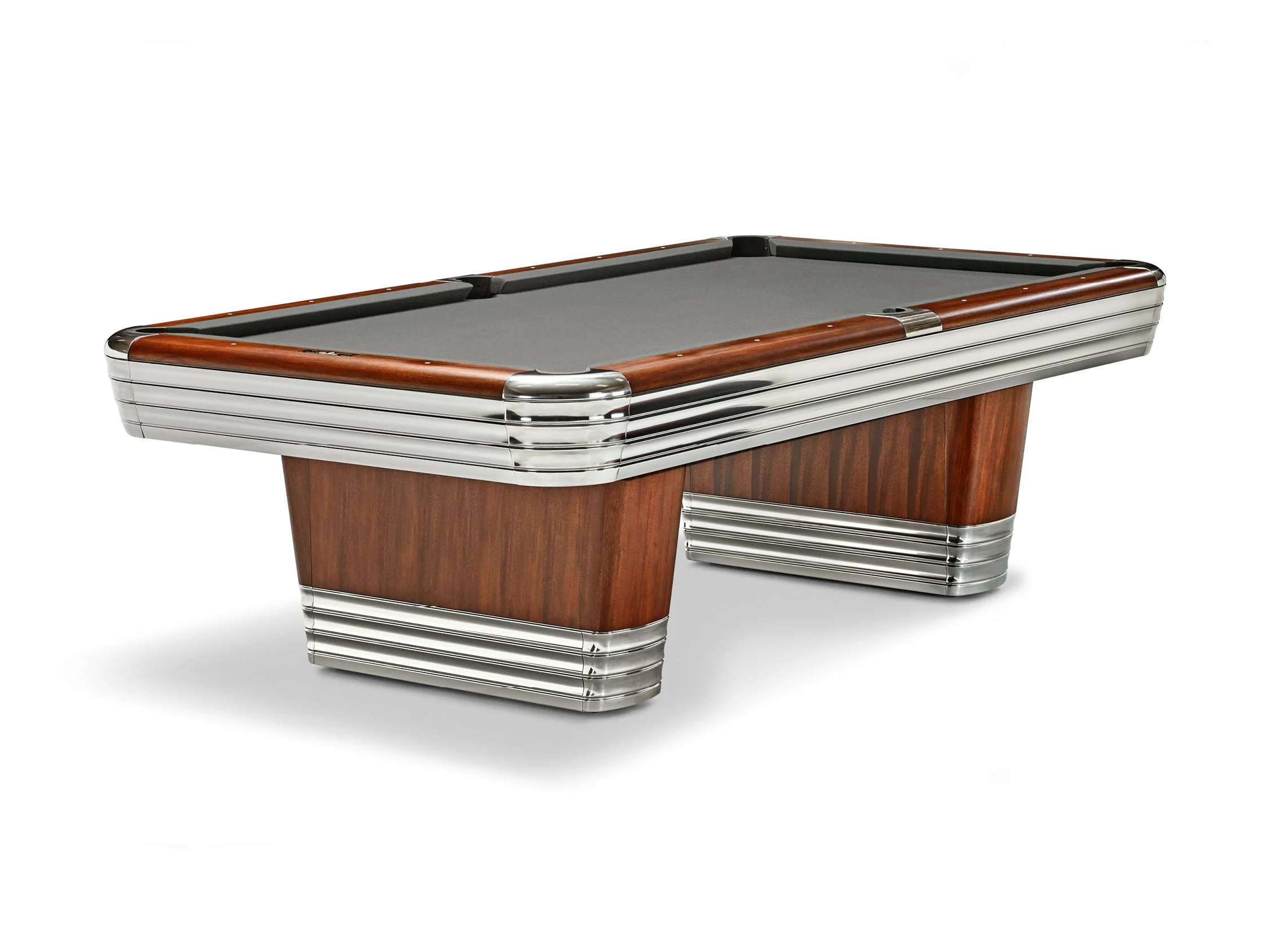 Brunswick Centennial Rosewood Chrome Pool Table - Image 25