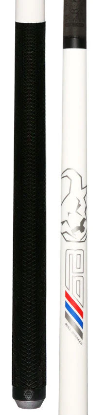 Bull Carbon Bull Breaker Pearl White Break Cue with Multi-Zone Sport Grip Wrap - Image 3