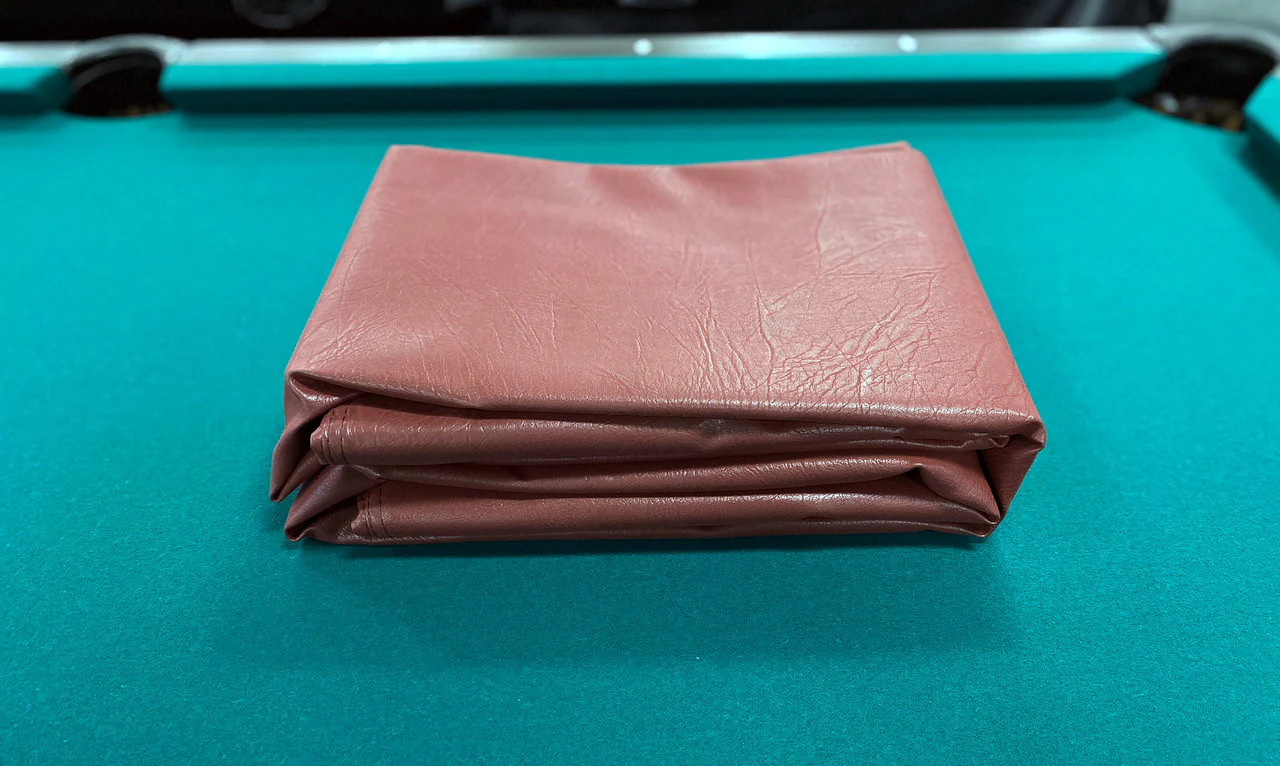 Championship Westex Pool Table Cover 7'  Bomberjacket Burgundy - Image 3