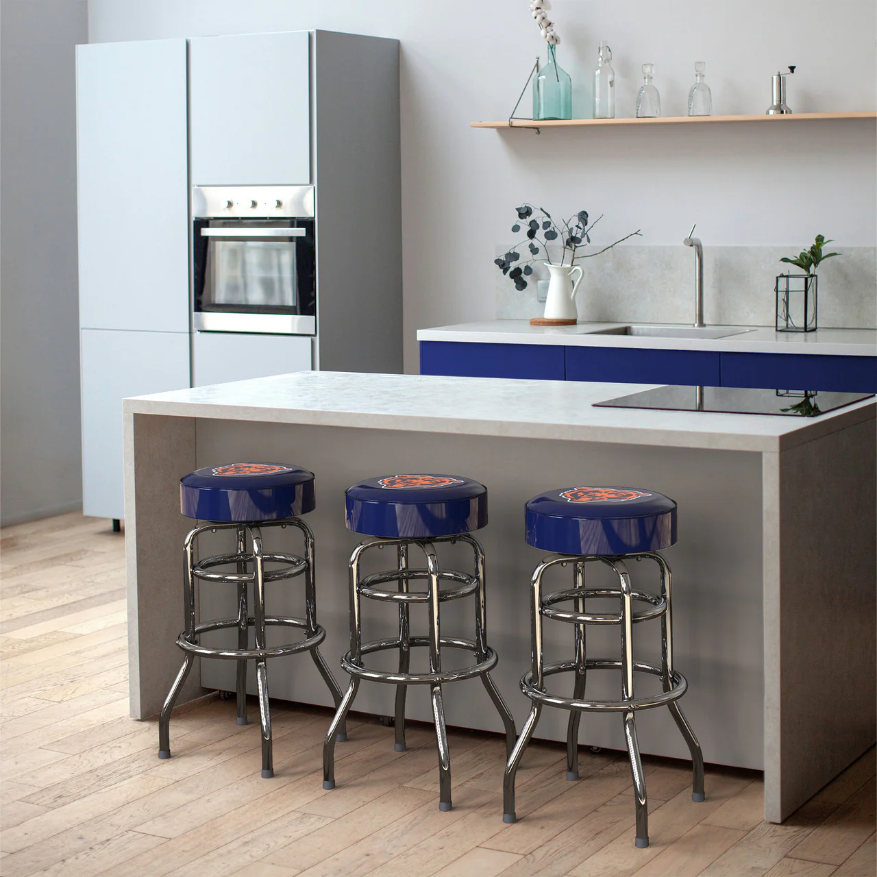 Chicago Bears Bar Stool Chrome - Image 5