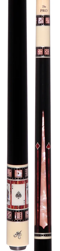 Meucci Casino Series Pool Cue - BMC Casino 9 Black/Pink with Pro Shaft - Image 5