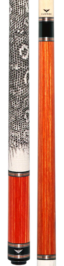 Cueroc CR-N06 Galaxy Pool Cue - Dymond Tulipwood with Ring-Tailed Lizard Wrap - Image 5