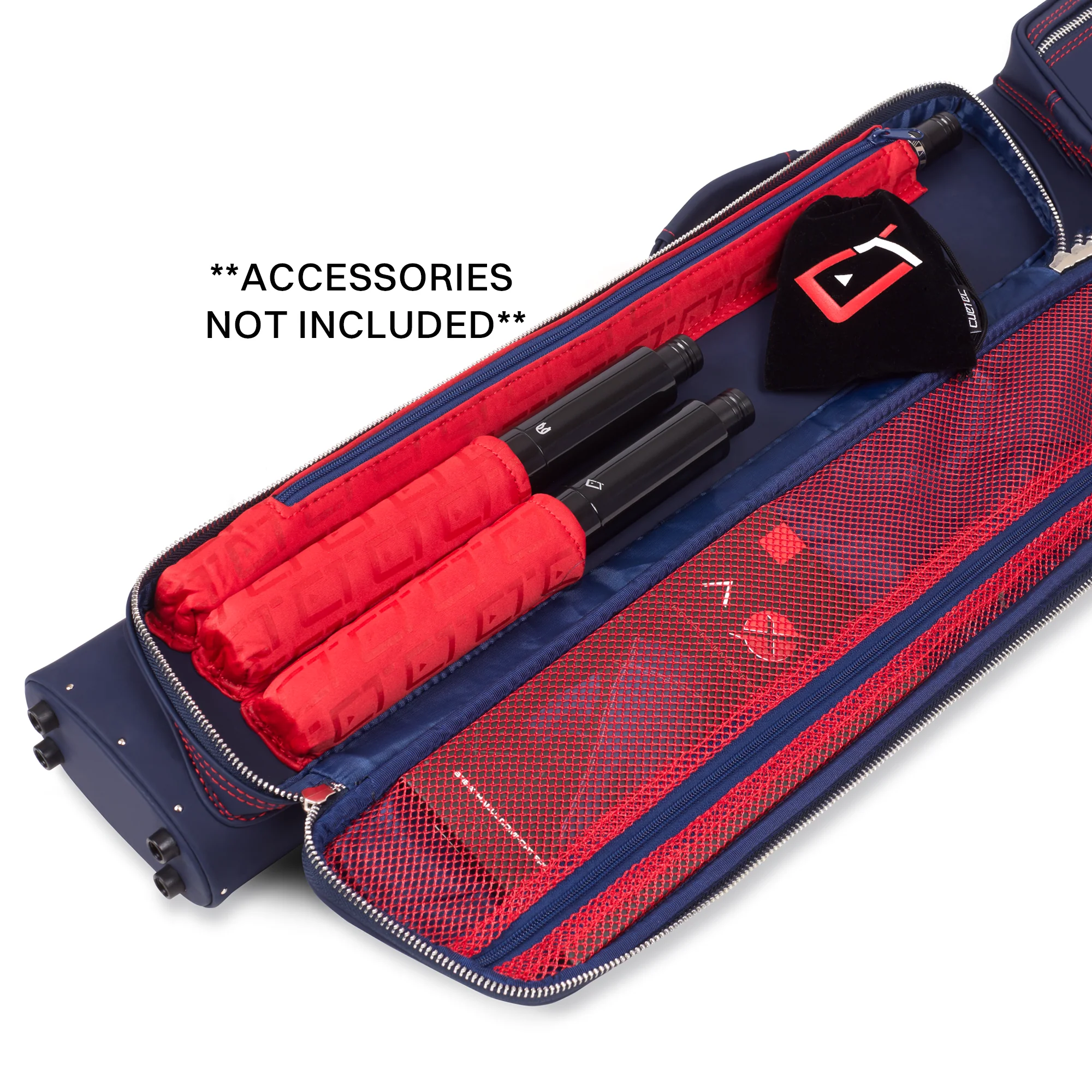 Cuetec Pro Line 2x4 Hard Pool Cue Case - Navy - Image 5