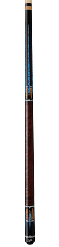 Dufferin D-546 Pool Cue - Coffee Stain Curly & Blue Recon - Image 4