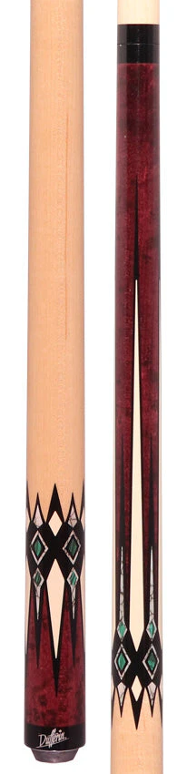 Dufferin DOE104 No Wrap Pool Cue - Purple and Malachite Magic - Image 5