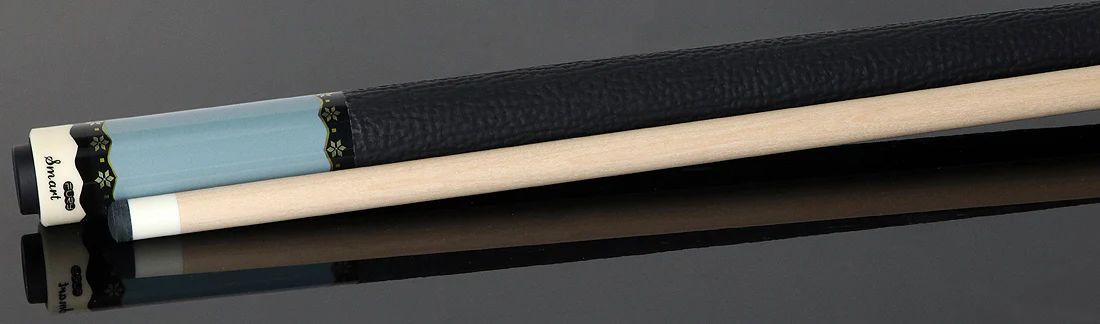 Fury CA9 Pool Cue with Sharkskin Leather Wrap - Metallic Gray - Image 3