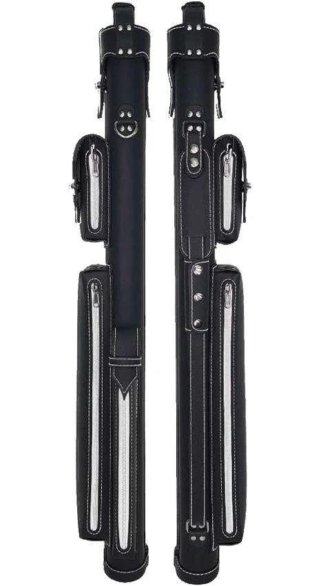Holly Monochrome Series Hard Cue Case - White Stitched - Image 4