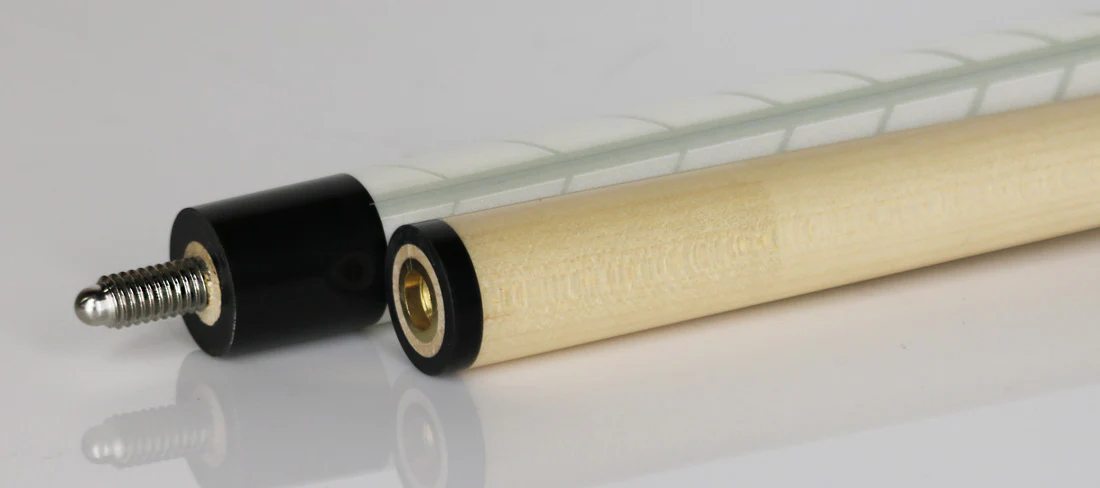Imperial 13-790 Chevron Series Pool Cue - White with Leatherette Wrap - Image 3