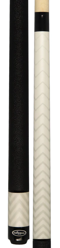 Imperial 13-790 Chevron Series Pool Cue - White with Leatherette Wrap - Image 5