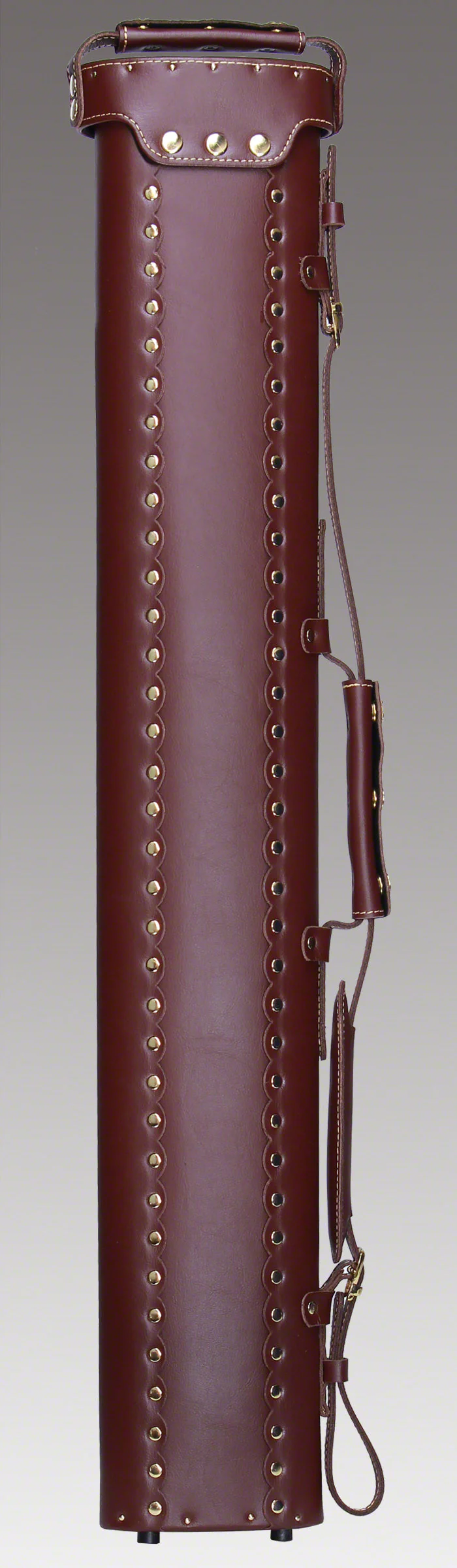 Instroke Leather Cowboy Series 2x4 Hard Cue Case - Chestnut - Image 3