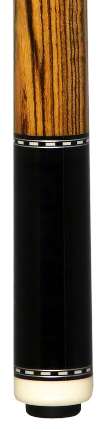 J Pechauer P05R Pro Series Pool Cue - Ebony Stain with Bocote - Image 4