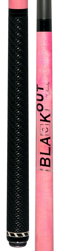 Jacoby BlaCkOut JACBKOUTSGPK Sport Wrap Carbon Fiber Break/Jump Cue - Pink - Image 5