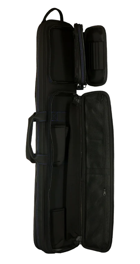 Jacoby Silver Fox 2.0 Butterfly 4x8 Soft Cue Case - Blue - Image 4