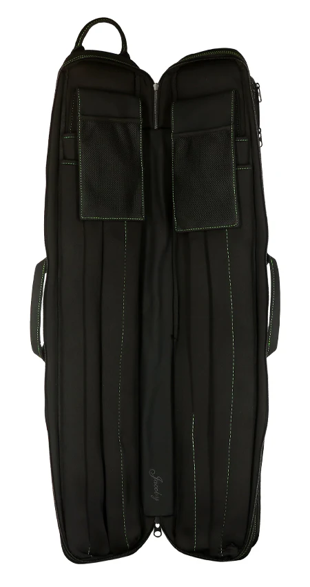 Jacoby Silver Fox 2.0 Butterfly 4x8 Soft Cue Case - Green - Image 3