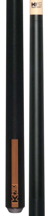 K2 KLB12 Black/Yellow Sport Pool Cue with 12.50mm LD Shaft - Image 5