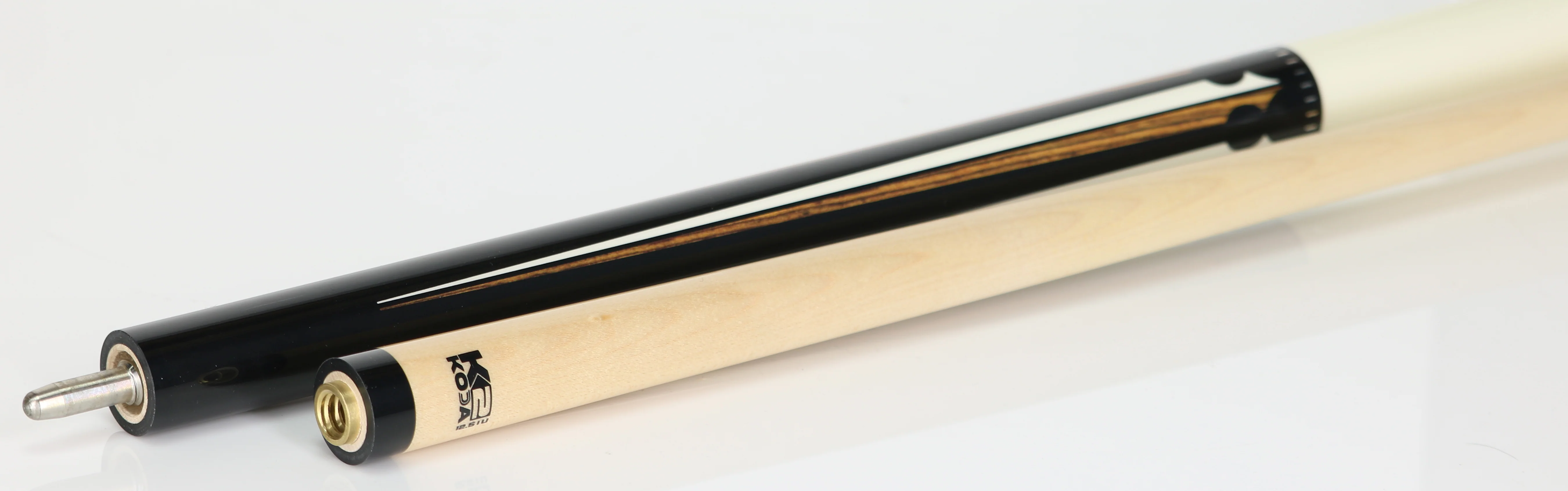 K2 KL130 Pool Cue - Black/White and Bocote Graphic with 12.5mm LD Shaft - Image 6