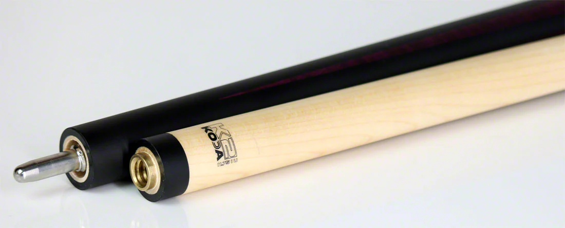 K2 KL170 Pool Cue - 4 Point Matte Black and Purple Graphic with 11.75mm LD Shaft - Image 4