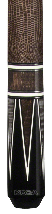 K2 KL190 Pool Cue - 4 Point Black/Grey/Brown Graphic with 11.75mm LD Shaft - Image 2