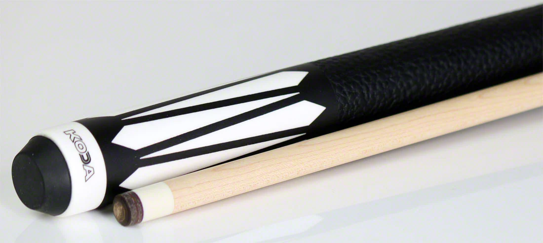 K2 KL191 Pool Cue - 6 Point Black and White Graphic with 11.75mm LD Shaft - Image 3