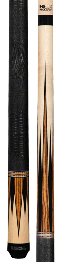 K2 KL194 Pool Cue - 8 Point Bocote and Black Graphic with 12.50mm LD Shaft - Image 5
