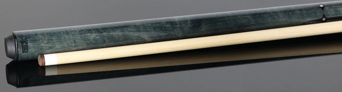 K2 KLSPGY Radial Pool Cue - Gray Sneaky Pete with 11.75mm LD Shaft - Image 2