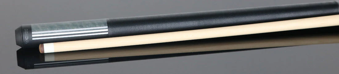 KODA KD29GY Pool Cue - Split Design Black and Gray Graphic - Image 3