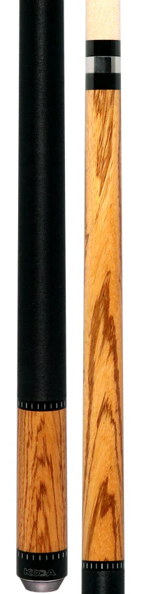 KODA KD38ZW Zebrawood Pool Cue with Linen Wrap - Image 5