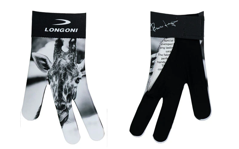 Longoni Left Hand Billiard Glove - Giraffe - Image 2