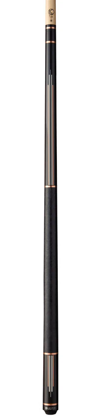 Lucasi Custom LCAD02 Art Deco Series Pool Cue - Rose Gold & Silver - Image 4