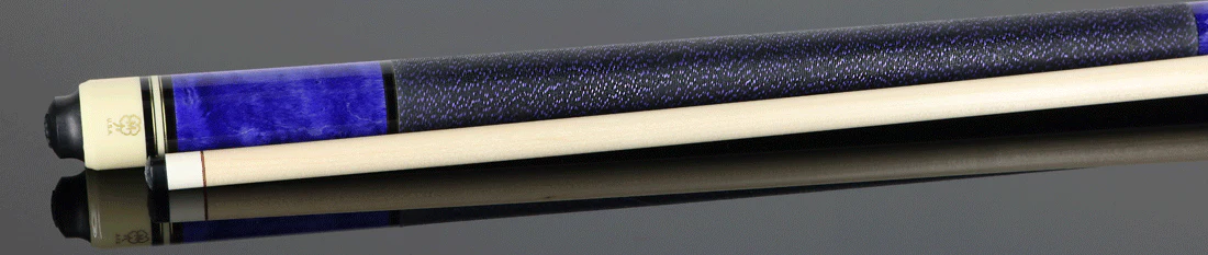 McDermott G241 G Series Pool Cue - Purple Stained Maple with Irish Linen Wrap - Image 3