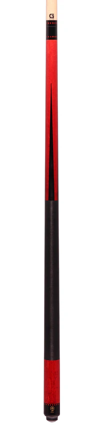 McDermott G343 G Series Pool Cue - Colorado Red Stain with Black Urethane Points and Irish Linen Wrap - Image 4