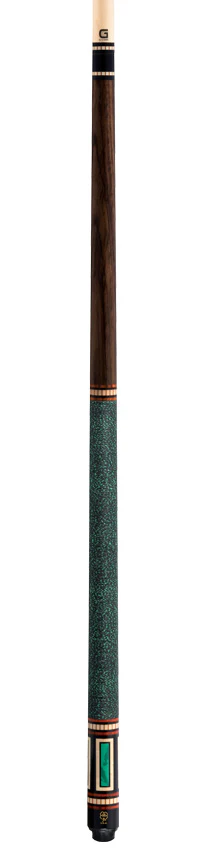 McDermott G612 G Series Pool Cue - Rosewood with 4 Green Lizard Window Inlays and Irish Linen Wrap - Image 4