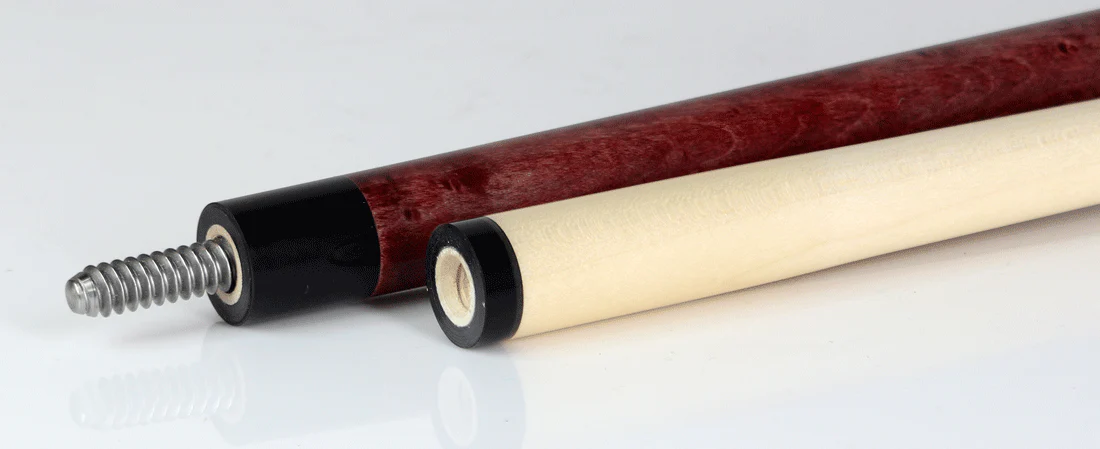 McDermott GS09 GS Series Pool Cue - Gray/Red Washed Maple with Irish Linen Wrap - Image 4