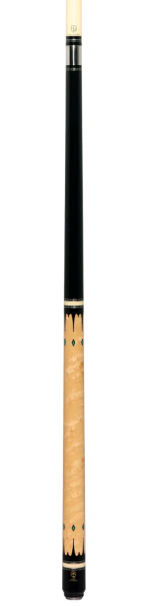 McDermott H851 H-Series No Wrap Pool Cue - Black Urethane Forearm with Birdseye Maple - Image 4