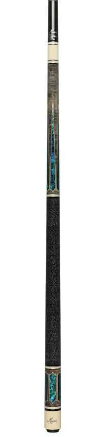 Meucci Century Series 2020GYBLBKWHC Pool Cue - Gray - Blue Pearl - Black/White Wrap with Carbon Shaft - Image 6