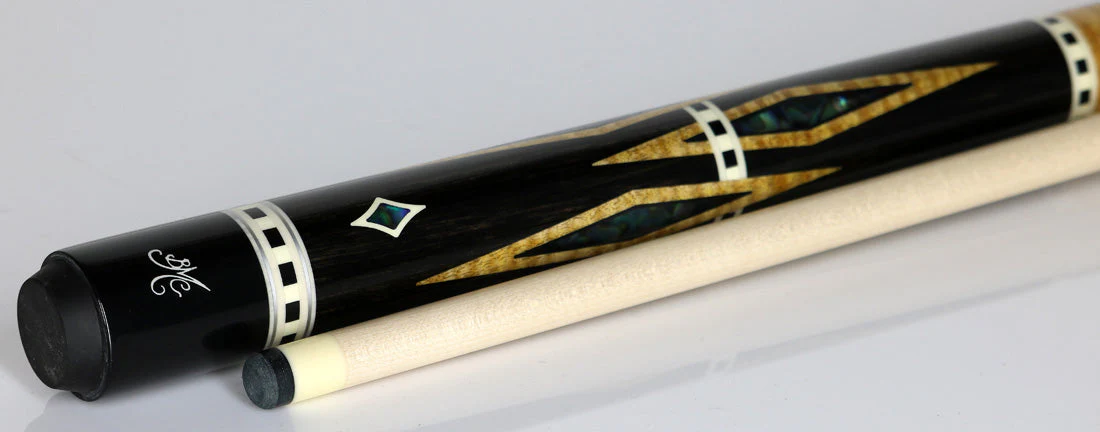 Meucci Designer Series BMCDEBONY Limited Pool Cue - BMC Diamond Ebony with Pro Shaft - Image 3