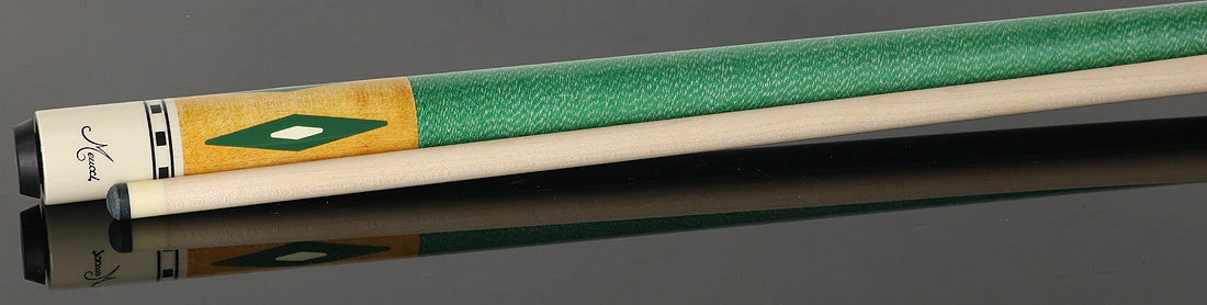 Meucci Economy Series EC7G Pool Cue - Green with Pro Shaft - Image 3