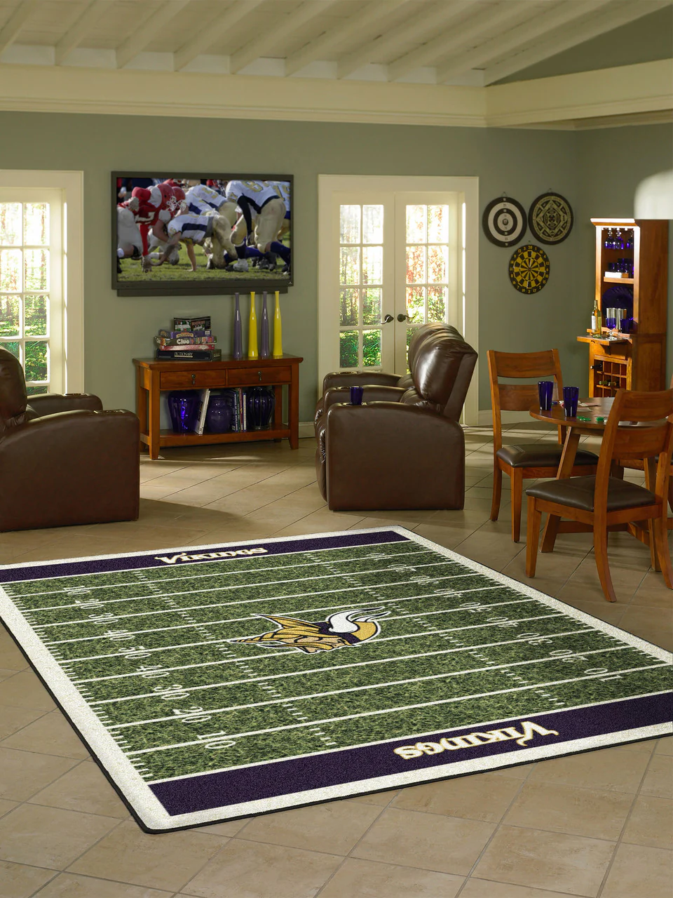Minnesota Vikings Rug Home Field - Image 3