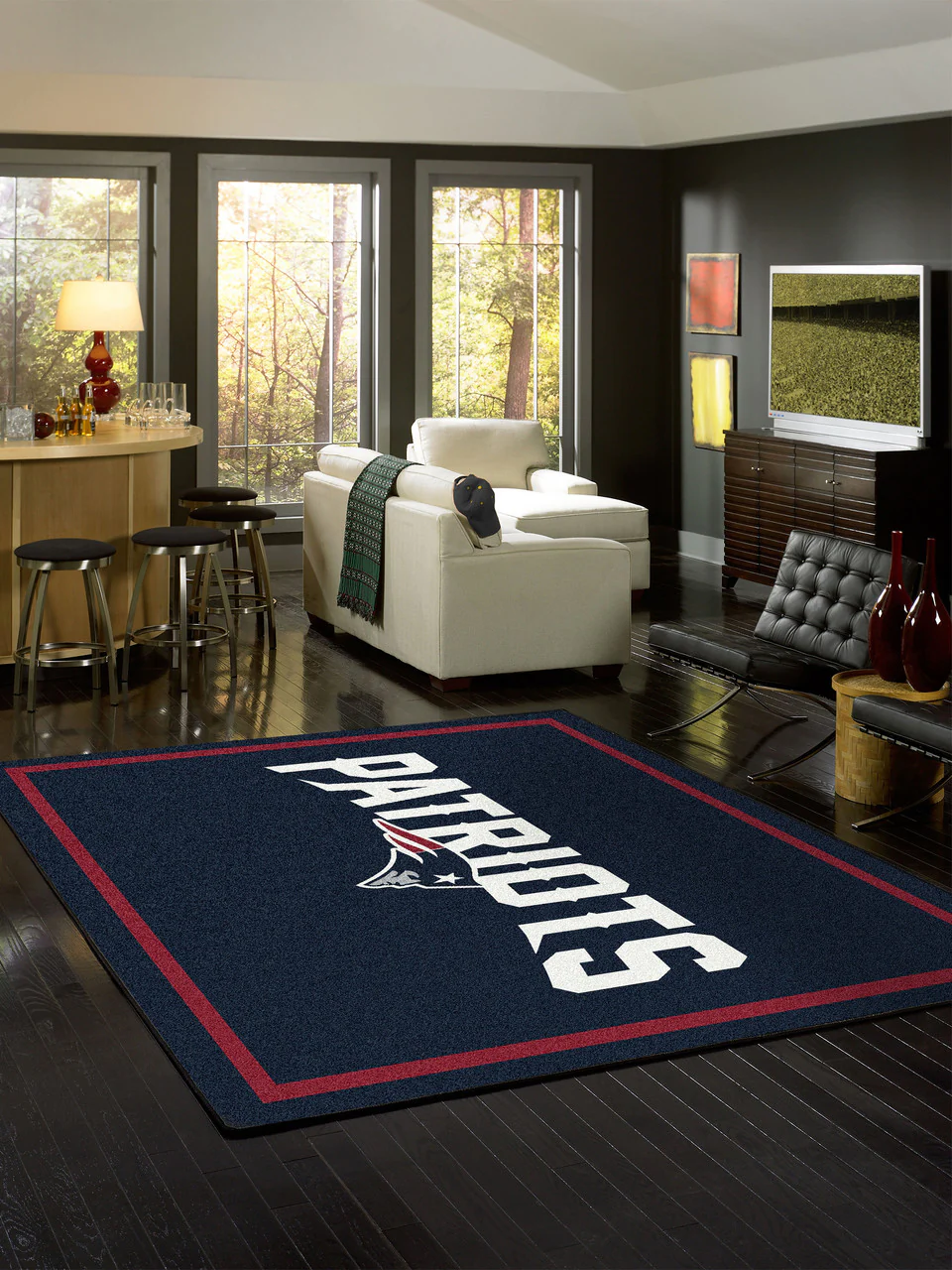 New England Patriots Rug Team Spirit - Image 3