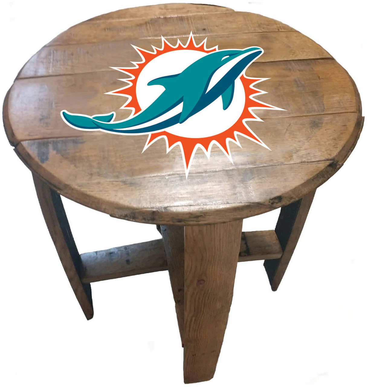 NFL Fan's Choice Oak Barrel Table - Image 19