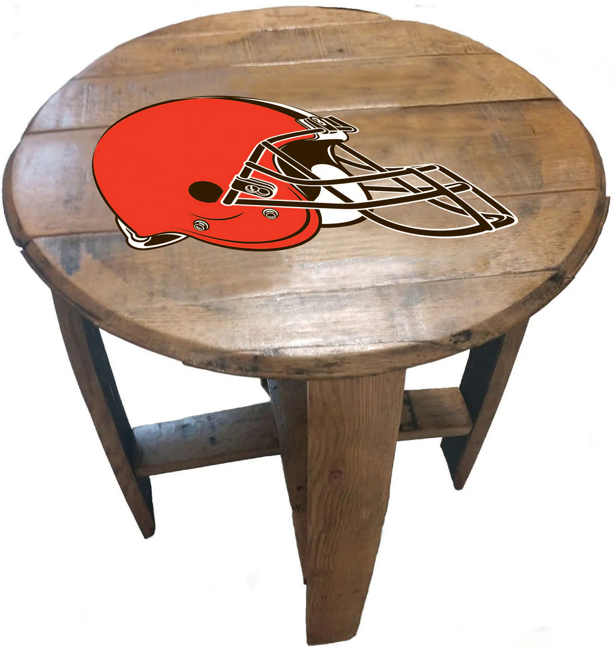 NFL Fan's Choice Oak Barrel Table - Image 7