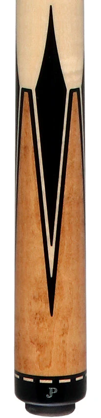 J Pechauer JP11T JP T Series Natural-Stained Maple with Sim. Ebony Inlays No Wrap Pool Cue - Image 2