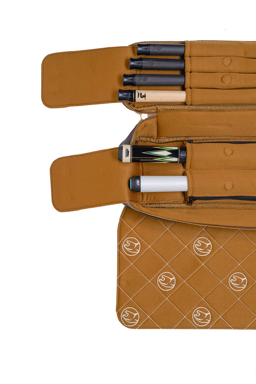 Predator Limited Edition Legacy 2x4 Soft Cue Case - Light Brown - Image 12