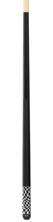 Rage RG06 Pool Cue with Nylon Wrap - Black Warped Checkers - Image 4