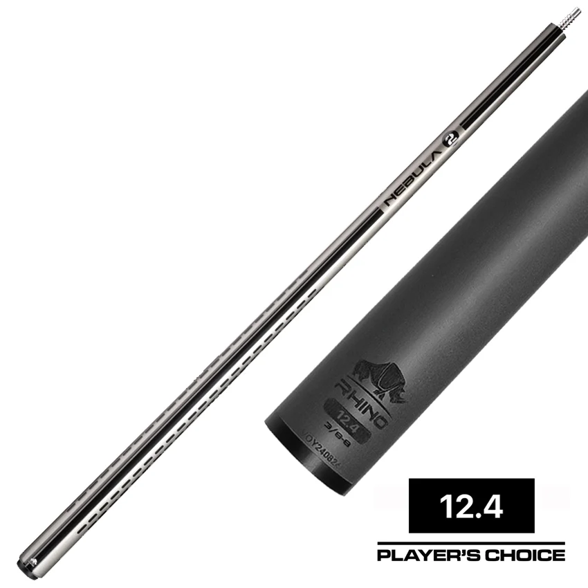 Rhino RCNEB2NWGY Nebula 2 No Wrap Pool Cue - Charcoal Gray - Image 12