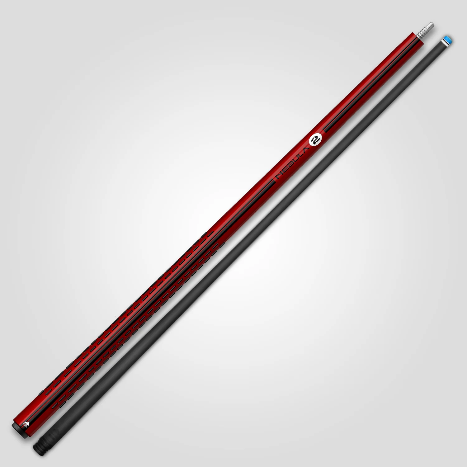 Rhino RCNEB2NWRD Nebula 2 No Wrap Pool Cue - Crimson Red - Image 4