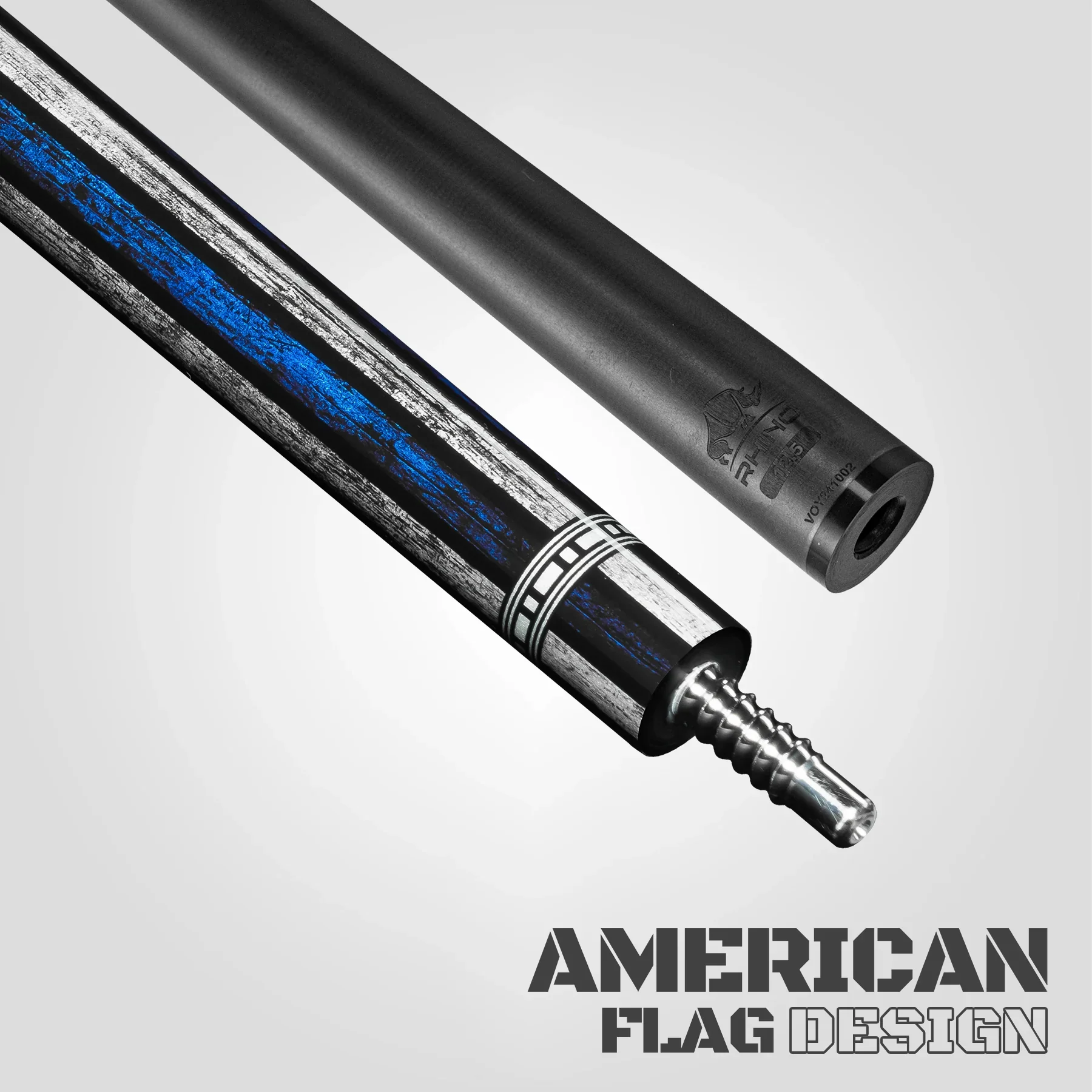 Rhino RCVOYALLSTAR Voyager Series All Star Carbon Pool Stick - No Wrap with 12.5mm Carbon Shaft - Image 6
