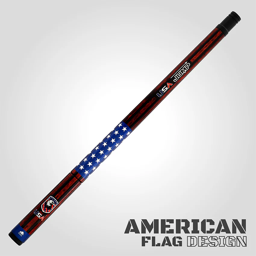 Rhino RCJMPVOYUSA Voyager Series Carbon Jump Cue - USA Flag - Image 2