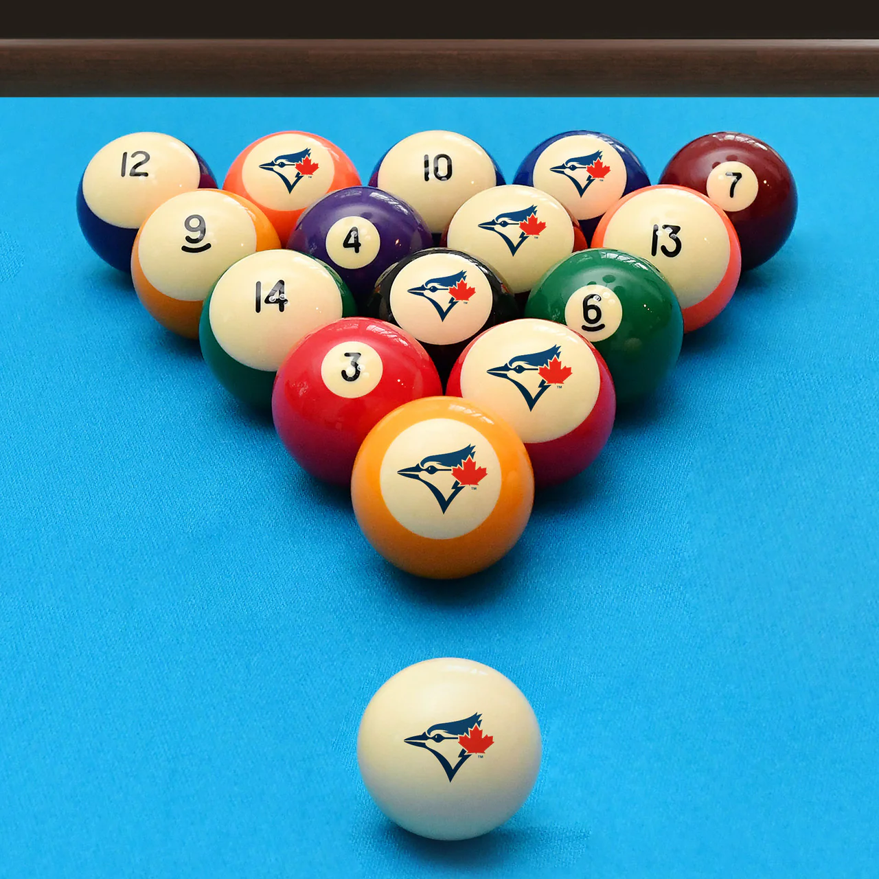 Toronto Blue Jays Pool Balls - Retro Balls Set - Image 2